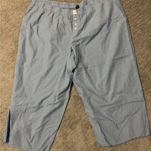 Wild Fable Blue and White Striped Button-Down